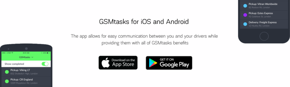 GSMtasks iOS Android app